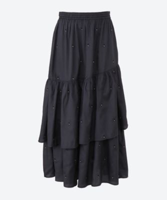 ＜NE QUITTEZ PAS (Women)＞ＰＯＬＹ　ＤＵＰＩＯＮ　ＥＭＢ　ＴＩＥＲＥＤ　ＳＫＩＲＴ