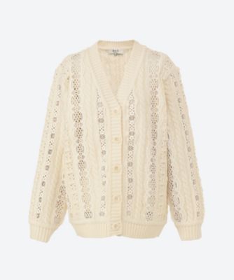 ＜Sea New York(Women)＞ＤＥＮＴＥＬＬＥ　ＫＮＩＴ　ＣＡＲＤＩＧＡＮ