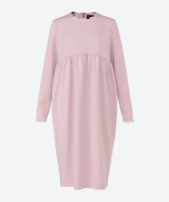 ＜hue DAY TO EVENING (Women)＞ＳＣＡＬＬＯＰ　ＣＵＴＳＥＷ　ＤＲＥＳＳ