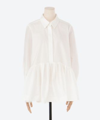 Gather Flare Shirt | FORFORMO (Women)/フォル 