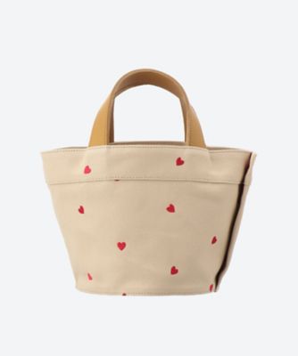 ＜LUDLOW (Women)＞Ｌｅａｔｈｅｒ―ｔｒｉｍｍｅｄ　ｃａｎｖａｓ　ｔｏｔｅ　ＸＳ