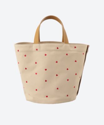 Leather best sale canvas tote