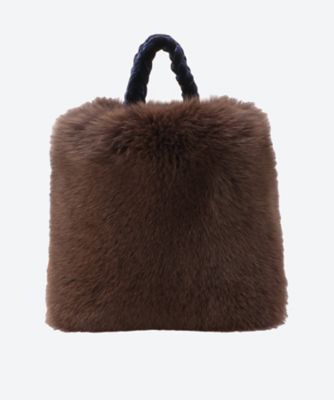 Braid handle fox tote | LUDLOW (Women)/ラドロー