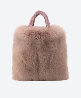 ＜LUDLOW (Women)＞Ｂｒａｉｄ　ｈａｎｄｌｅ　ｆｏｘ　ｔｏｔｅ