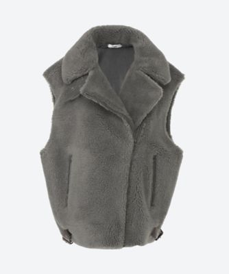 裏側-POLYESTEWOOL POLYESTER BOA RIDERSVEST - トップス