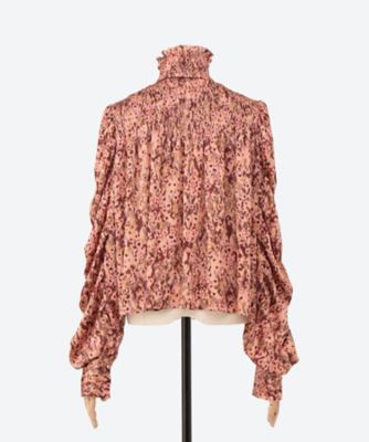 SENSITIVE FLOWERS PRINT BLOUSE