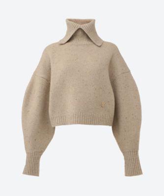 ＜venit (Women)＞ＣＯＬＯＲ　ＮＥＰ　ＴＵＲＴＬＥＮＥＣＫ　ＫＮＩＴ　ＰＵＬＬＯＶＥＲ