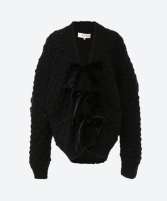 ＜Sea New York(Women)＞ＴＥＲＥＳＡ　ＢＯＷ　ＴＩＥ　Ｌ／ＳＬＶ　ＣＡＲＤＩＧＡＮ