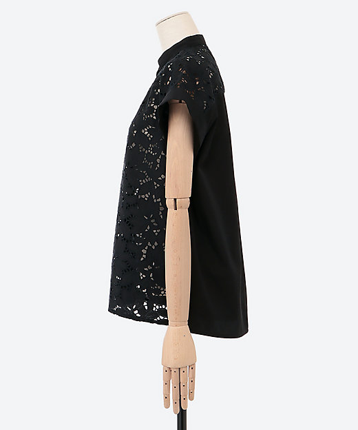 別注フラワーレースフレンチシャツ | TICCA (Women)/ティッカ 別注フラワーレースフレンチシャツ | TICCA (Women)/ティッカ