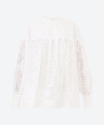 ＜FORFORMO (Women)＞Ｌａｃｅ　Ｅｍｂｒｏｉｄｅｒｙ　Ｂｌｏｕｓｅ