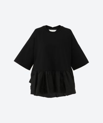 ＜FORFORMO (Women)＞Ｇａｔｈｅｒ　Ｗｉｄｅ　Ｔ―ｓｈｉｒｔ