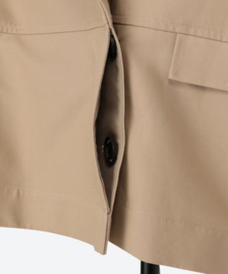 Deformation Wide Trench Coat