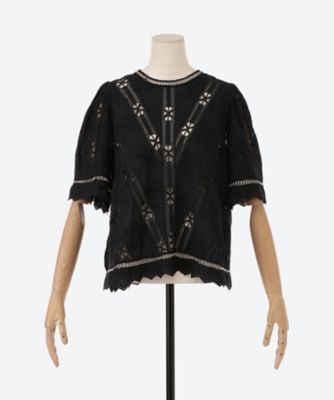 ＜Sea New York(Women)＞ＳＨＡＲＩＫＡＥＭＢＲＯＩＤＥＲＹＳ／ＳＬＶＴＯＰ
