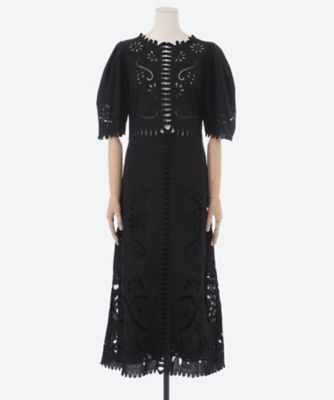 ＜Sea New York(Women)＞ＬＩＡＴ　ＥＭＢＲＯＩＤＥＲＹ　Ｓ／ＳＬＶ　ＤＲＥＳＳ