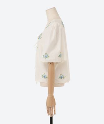 TANIA BEADED 3／4 SLV TOP | Sea New York(Women