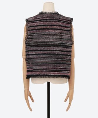 トップス GREED Kasuri classic Tweed vest Classic Tweed Vest｜Greed International Official Online Shop