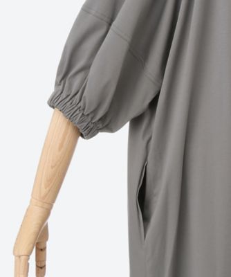 【 ADAWAS / アダワス シルケット ジャージー ギャザー ドレス ADAWAS（アダワズ）の「【 ADAWAS / アダワス 】SILKET JERSEY