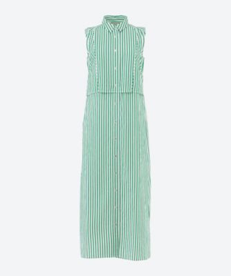 ＜NE QUITTEZ PAS (Women)＞ＰＯＰＬＩＮ　ＳＴＲＩＰＥ　ＳＨＲＩＴＳ　ＤＲＥＳＳ