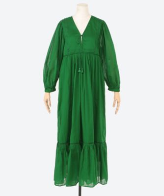 ＜NE QUITTEZ PAS (Women)＞ＣＯＴＴＯＮ　ＶＯＩＬＥ　ＧＡＴＨＥＲ　ＤＲＥＳＳ