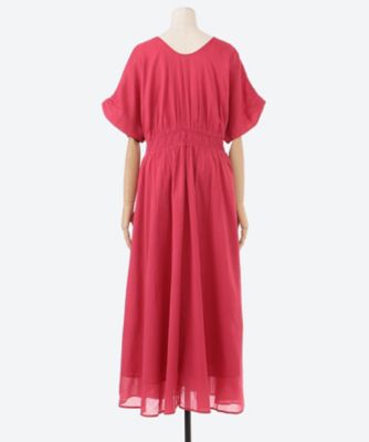 ヌキテパ　CTN VOILE GATHER GOWN ワンピース　カーディガン Cotton Voile Ethnic Combination Print Gather Dress | Pasand