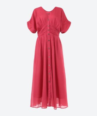＜NE QUITTEZ PAS (Women)＞ＣＯＴＴＯＮ　ＶＯＩＬＥ　ＷＡＩＳＴ　ＧＡＴＨＥＲ　ＤＲＥＳＳ