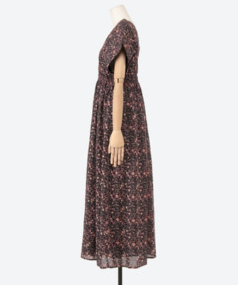 美品 マリハ MARIHA 夏の光のドレス リーフ柄 36 ダークベージジュ 別注夏の光のドレス 柄 3211248184 | MARIHA (Women