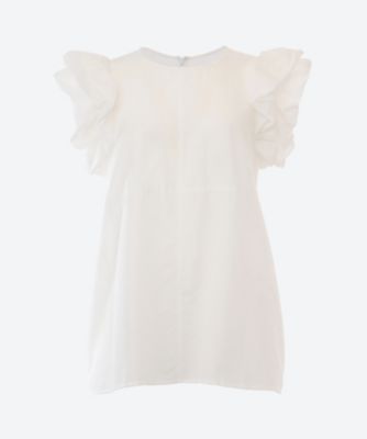 ＜VERSEAU (Women)＞Ｗフリルスリーブ・トップス
