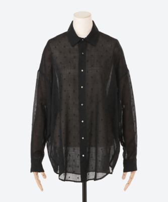 ＴＩＣＣＡ　ドットボウタイ付きシャツ