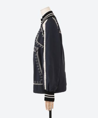 MILLE EMBROIDERY L／SLV WINDBREAKER