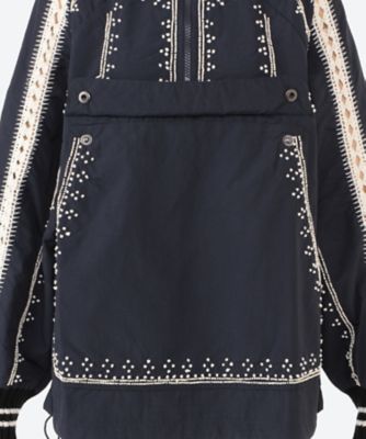 MILLE EMBROIDERY L／SLV WINDBREAKER