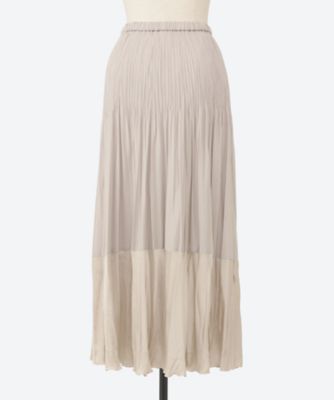 TWO―TONE PLEATEDSKIRT | ADAWAS (Women)/アダワス