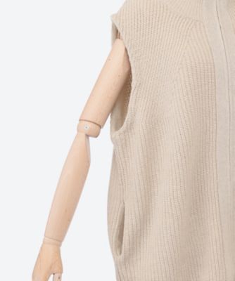 ULTRA FINE WOOL ZIP VEST | ADAWAS (Women