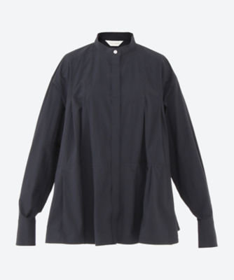 ＜FORFORMO (Women)＞Ｔｕｃｋｅｄ　Ｆｌａｒｅ　Ｂｌｏｕｓｅ