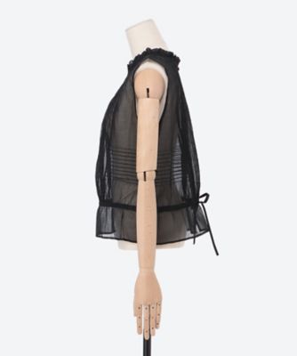 ＣＯＴＴＯＮ　ＯＲＧＡＮＺＡ　ＰＩＮＴＵＣＫ　ＳＬＥＥＶＬＥＳ　ＴＯＰ