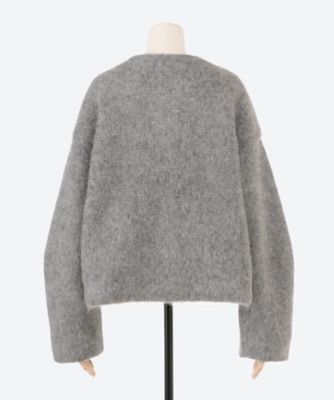 ｍｉｎｋ　ｆｕｒ―ｌｉｋｅ　ｋｎｉｔ　ｊａｃｋｅｔ