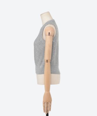 ｃｏｔｔｏｎ　ｐｏｌｙｅｓｔｅｒ　ｓｐａｎｇｌｅ　ｓｌｅｅｖｅｌｅｓｓ　ｖｅｓｔ
