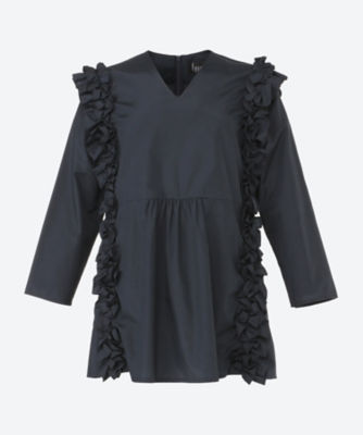 ＜hue＞ＳＩＤＥ　ＦＲＩＬＬ　Ｖ－ＮＥＣＫ　ＢＬＯＵＳＥ