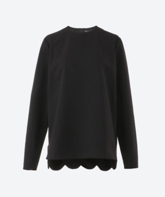 ＜hue＞ＢＡＣＫ　ＳＣＡＬＬＯＰ　ＢＬＯＵＳＥ