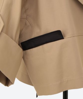 Deformation Wide Trench Coat