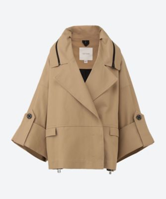 ＜FORFORMO (Women)＞Ｄｅｆｏｒｍａｔｉｏｎ　Ｗｉｄｅ　Ｔｒｅｎｃｈ　Ｃｏａｔ