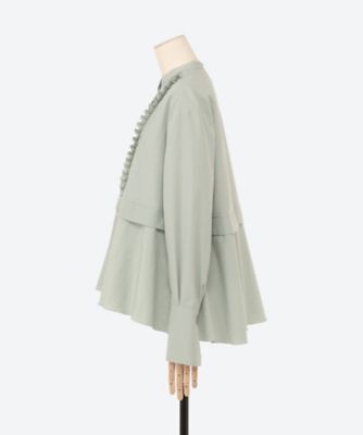 マリンムーンシャツ★34000円の品 楽天市場】MARILYN MOON マリリンムーン ブラウス tuck