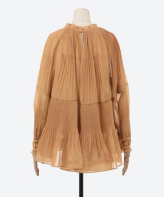 シアープリーツチュニックブラウス | jemma.atelier/ジェマアトリエ