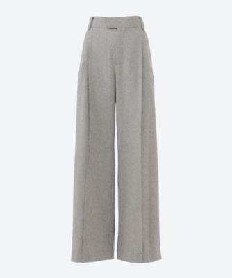 ＜VERSEAU (Women)＞ウールフラノワイドテーパードパンツ　２３５２０５０４