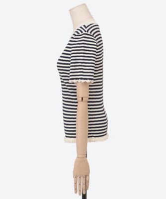 ＡＤＤＹ　ＳＴＲＩＰＥＤ　ＫＮＩＴ　Ｓ／ＳＬＶ　Ｔ　ＳＳ２５―００８