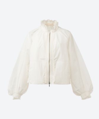 ＜MARILYN MOON (Women)＞ｐｌｅａｔｅｄ　ｎｙｌｏｎ　ｓｈｅｅｒ　ｂａｌｌｏｏｎ　ｂｌｏｕｓｏｎ　４２５１―１２８