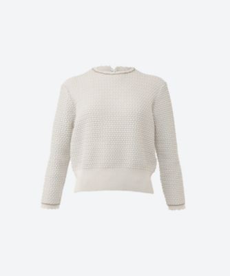 MARILYN MOON (Women)/マリリンムーン popcorn knit top 4251―127