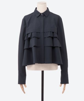layered raffle blouse 4251―138