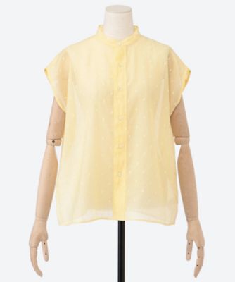 TICCA (Women)/ティッカ ドットエンブロイダリーフレンチシャツ　ＴＢＥＳ―０８１