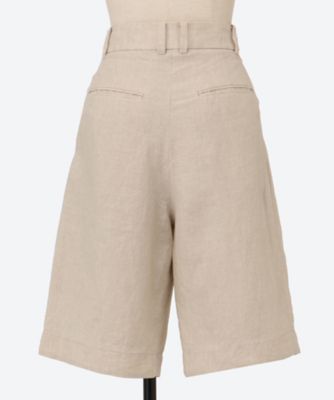 リネンショートタックパンツ　ＴＢＥＳ―４１５