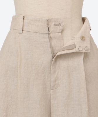リネンショートタックパンツ　ＴＢＥＳ―４１５
